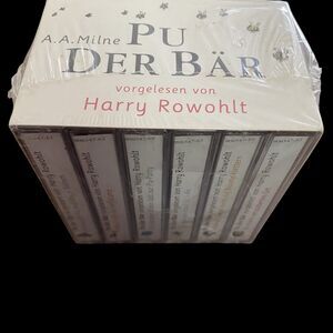 A.A. Milne Pu der Bär Hörbuch 6 Cassette Set Harry Rowohlt Neu OVP